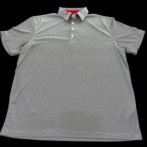 Oobe Chick Fil A Team Style Member Unisex Sz XL Striped Polo Shirt Work repreve